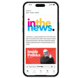 iPhone displaying podcasts