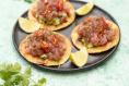 Spicy tuna tostadas