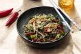 Ten-minute chow mein with spring vegetables