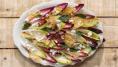Chicory salad with goat’s cheese, croutons and mustard