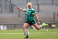 Ireland's Dannah O’Brien at a warm-up match in Dublin. Photograph: INPHO/ Ben Brady 
