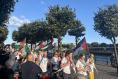 Palestinian activists complete 165km trek from Strokestown, Co Roscommon to Custom House Quay