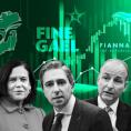 General election campaign littered with missteps sees Fine Gael support fall six points to trail Fianna Fáil and Sinn Féin
