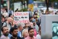 Hundreds gather in Tallaght for antiracism protest after Indian man stripped and stabbed in attack